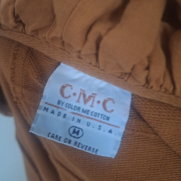 Color Me Cotton. Zip Front Long Hoodie Size M - Picture 11 of 12